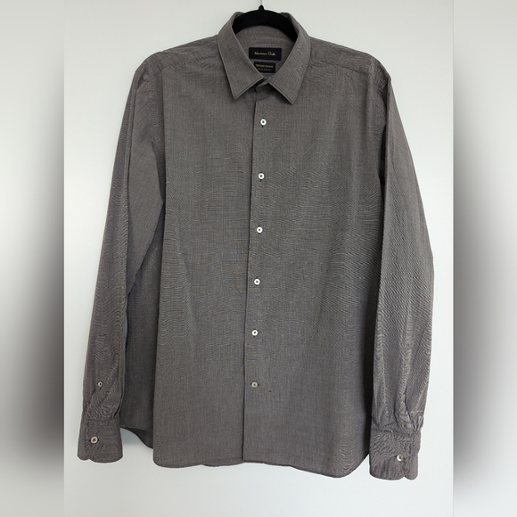 Massimo Dutti Gray Shirt L - Picture 1 of 7